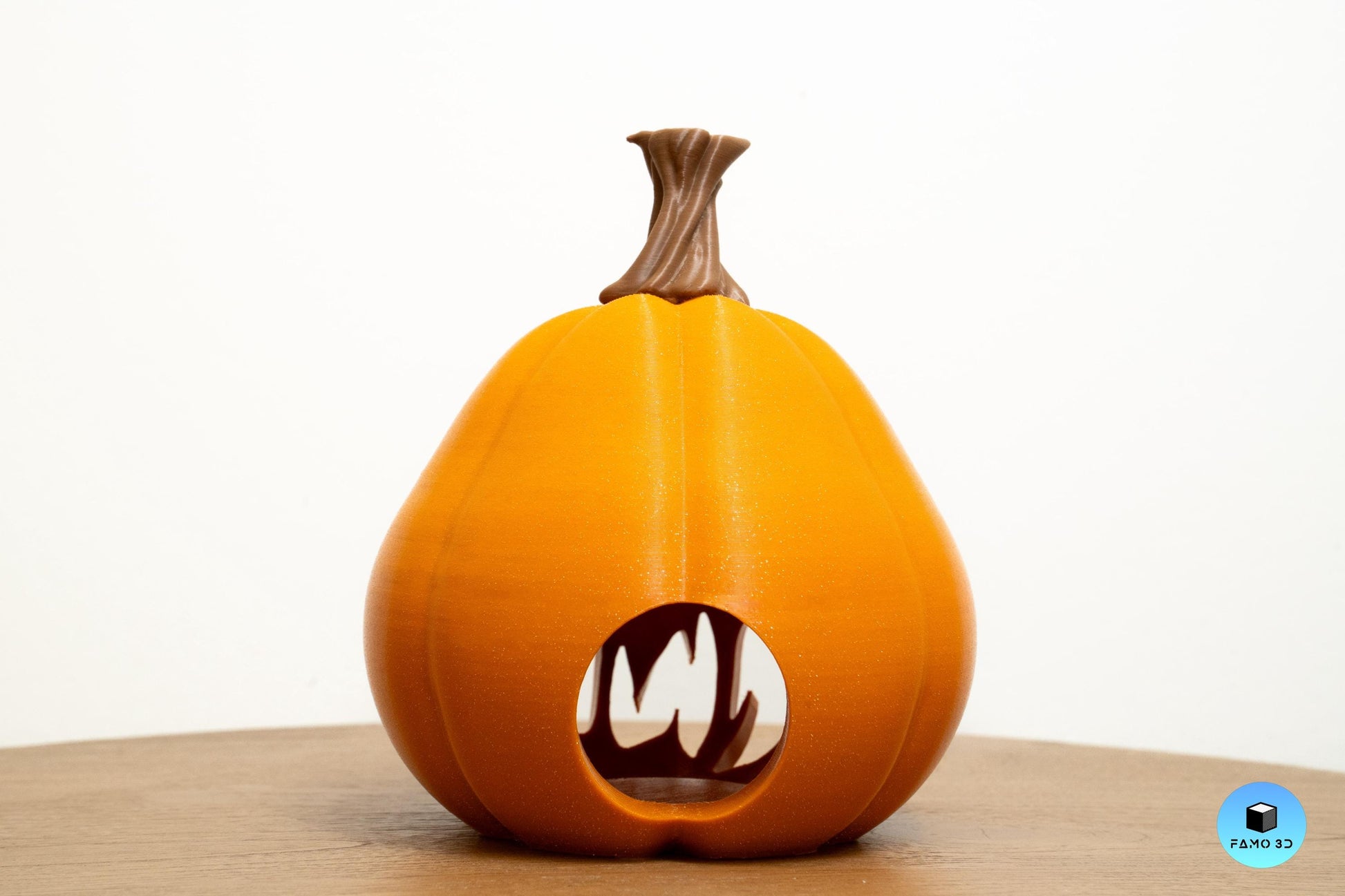 Spooky Jack o' Lantern (Included tealight), Pumpkin Tea Light Holder, Halloween Pumpkin Lantern, Outdoor Safe