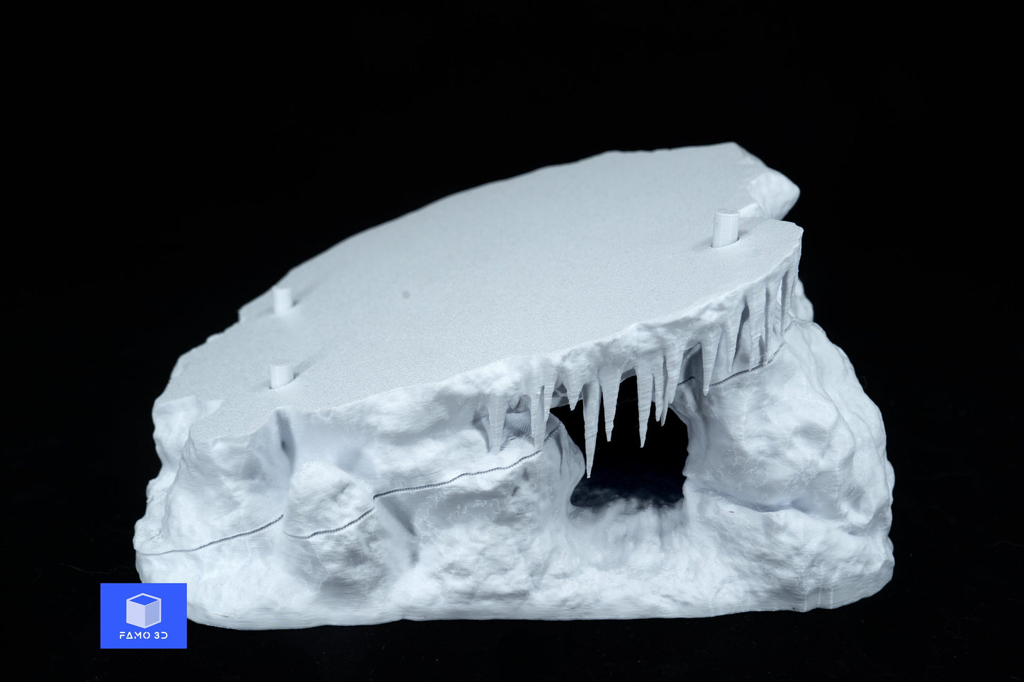 Ice Cave DnD Terrain for Dungeons and Dragons, D&D, Yeti Cave, 28mm