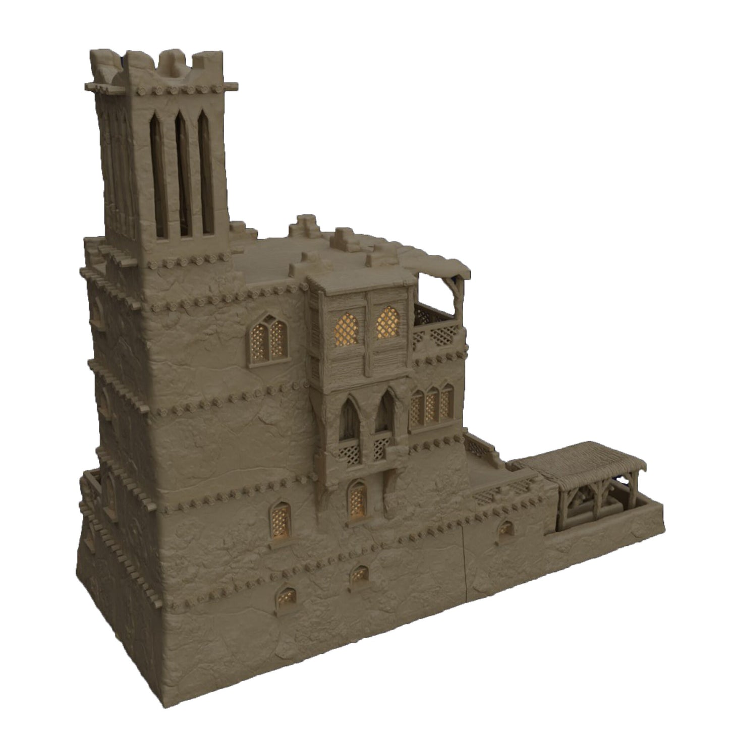 Desert Inn DnD Terrain, Desert Terrain for DnD, Dungeons and Dragons Sand Terrain
