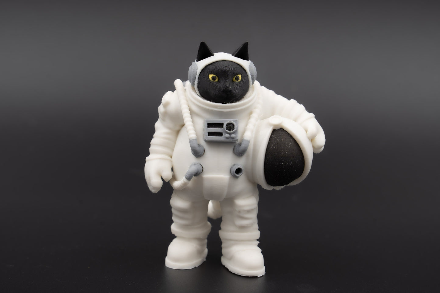 Cosmonaut Cat Figure, Astronaut Cats in Spacesuits