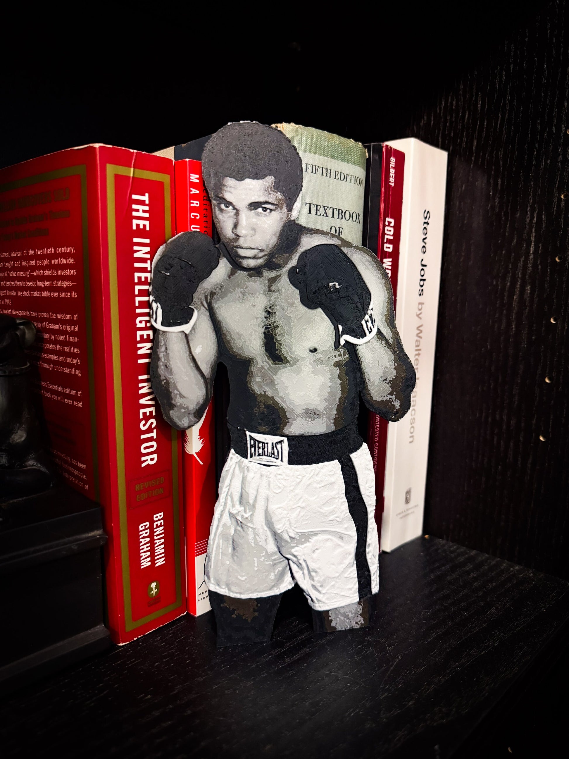 Muhammad Ali Boxer 3D Silhouette Cutout, Muhammad Ali Wall Hanging, Famous Boxer