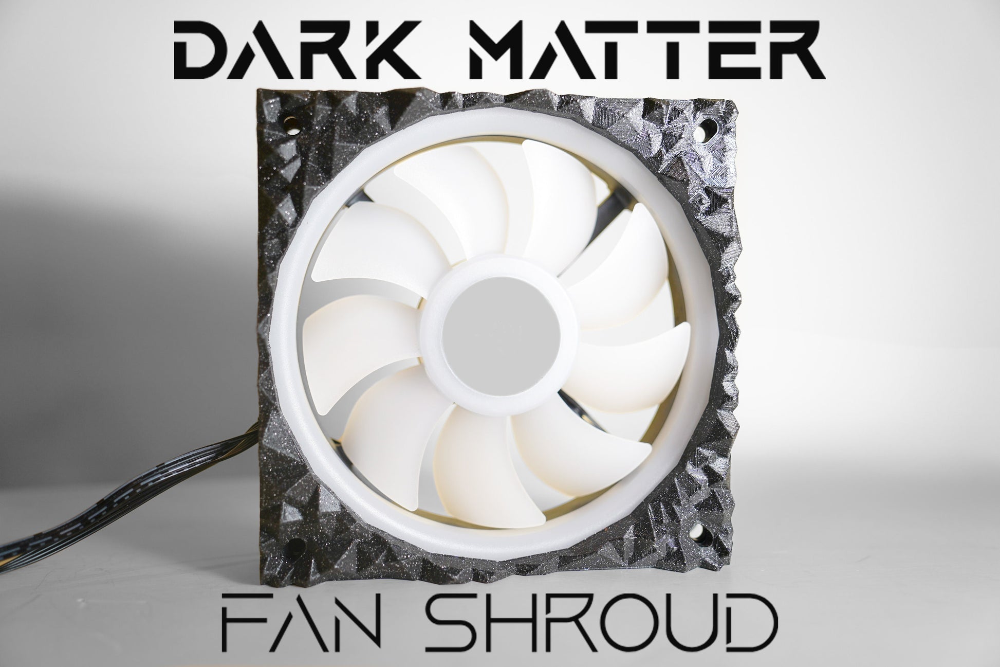 Dark Matter Fan Shroud© by Famo3D, for PC 120mm and 140mm Fans, PC Cooling Fan Grille, PC Fan Cover