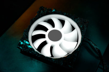 Dark Matter Fan Shroud© by Famo3D, for PC 120mm and 140mm Fans, PC Cooling Fan Grille, PC Fan Cover