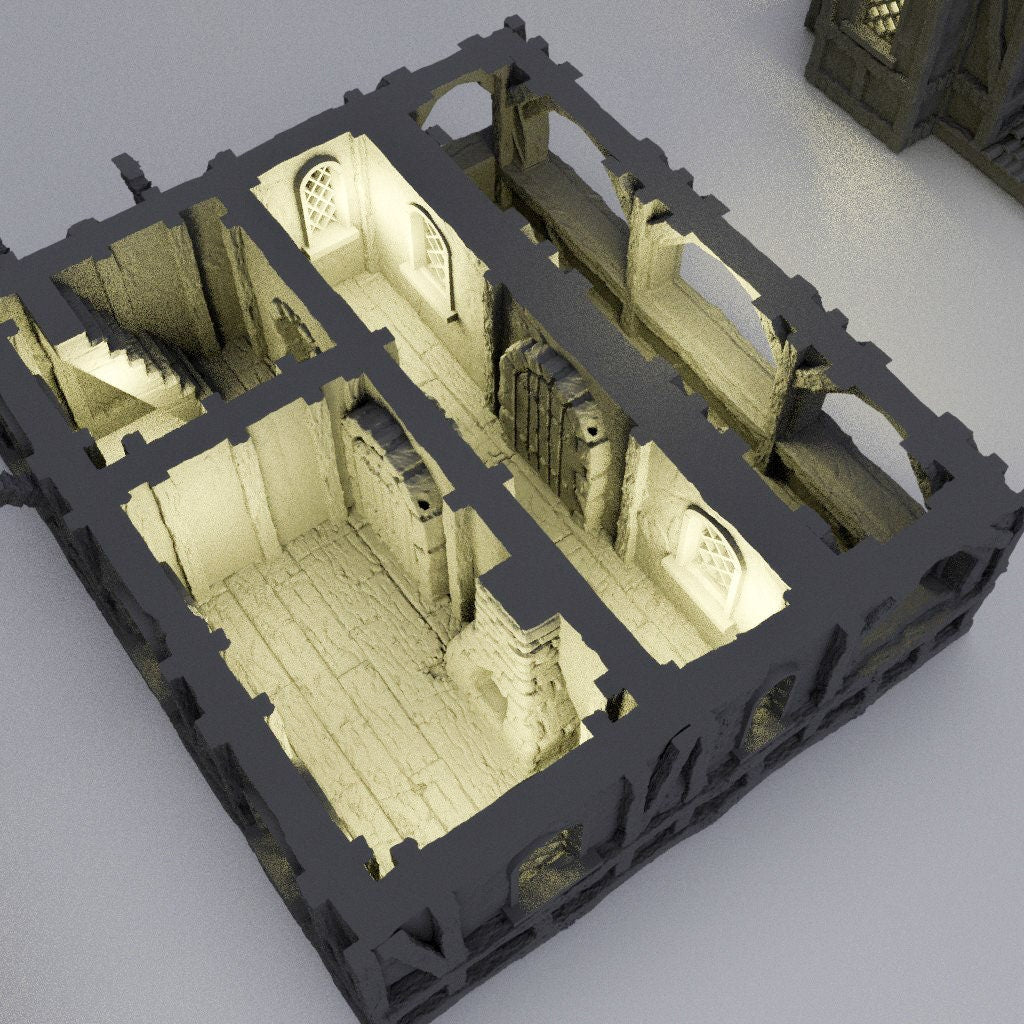 Medieval Jail DnD Miniature Terrain for Dungeons and Dragons, D&D, D and D Wargaming Tabletop Medieval Prison, 28mm