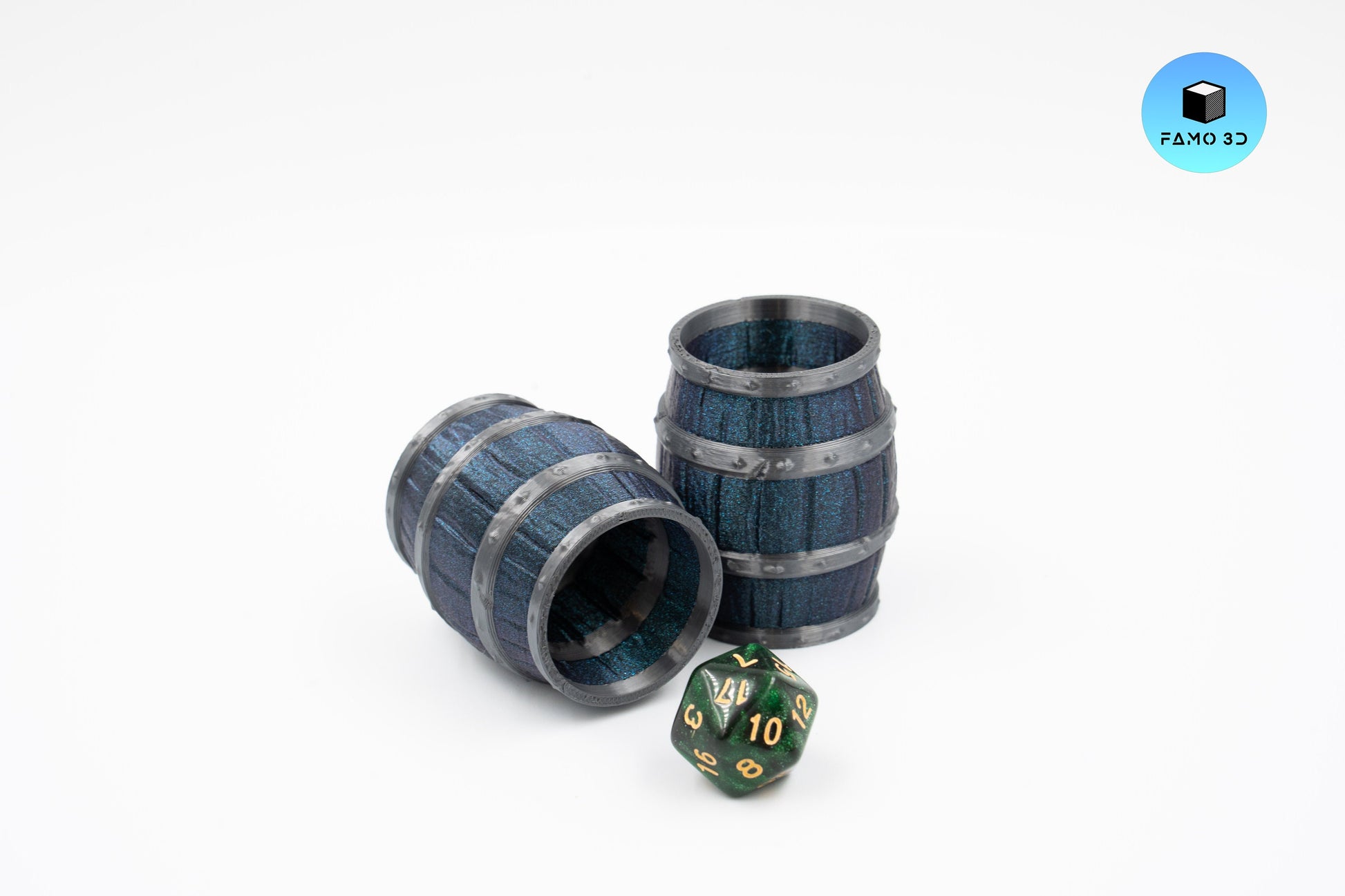 Dice Cup Mini Barrels | Medieval Barrel Dice Cup | Tabletop RPG Gift