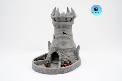 Medieval Fighter Dice Tower, Dice Tower for Tabletop Games, RPG Gift