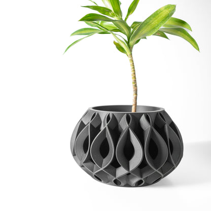 Modern 3D Printed Planter Pot for Succulents & Medium Plants - Stylish Home Decor