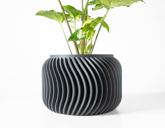 Modern Planter Pot for Succulents & Medium Plants - Stylish Home Decor, Unique Garden Gift Idea