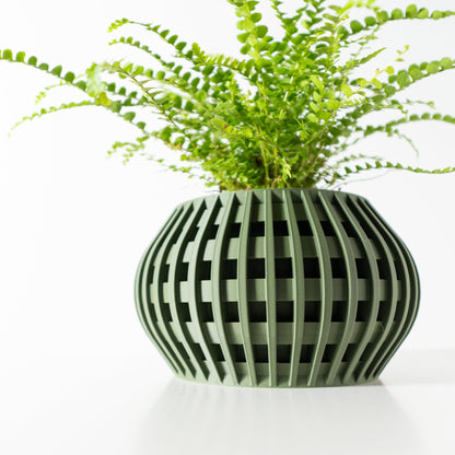 Modern Planter Pot - Stylish Home Decor for Small & Medium Plants, Indoor Gardening Plant Lover Gift