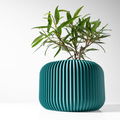 Modern Planter Pot - Stylish Home Decor for Small & Medium Plants, Indoor Gardening Plant Lover Gift - 3D Printed