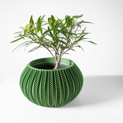 Modern Planter Pot - Stylish Home Decor for Small & Medium Plants, Indoor Gardening Plant Lover Gift