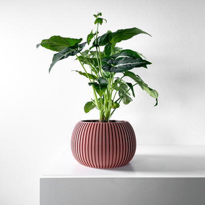 Modern Planter Pot - Stylish Home Decor for Small & Medium Plants, Indoor Gardening Plant Lover Gift