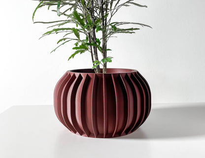 Modern Planter Pot - Stylish Home Decor for Small & Medium Plants, Indoor Gardening Plant Lover Gift