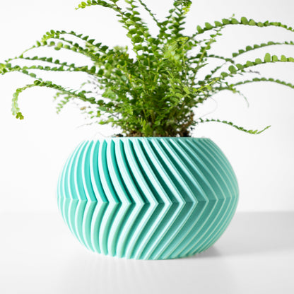 Modern Planter Pot - Stylish Home Decor for Small & Medium Plants, Indoor Gardening Plant Lover Gift