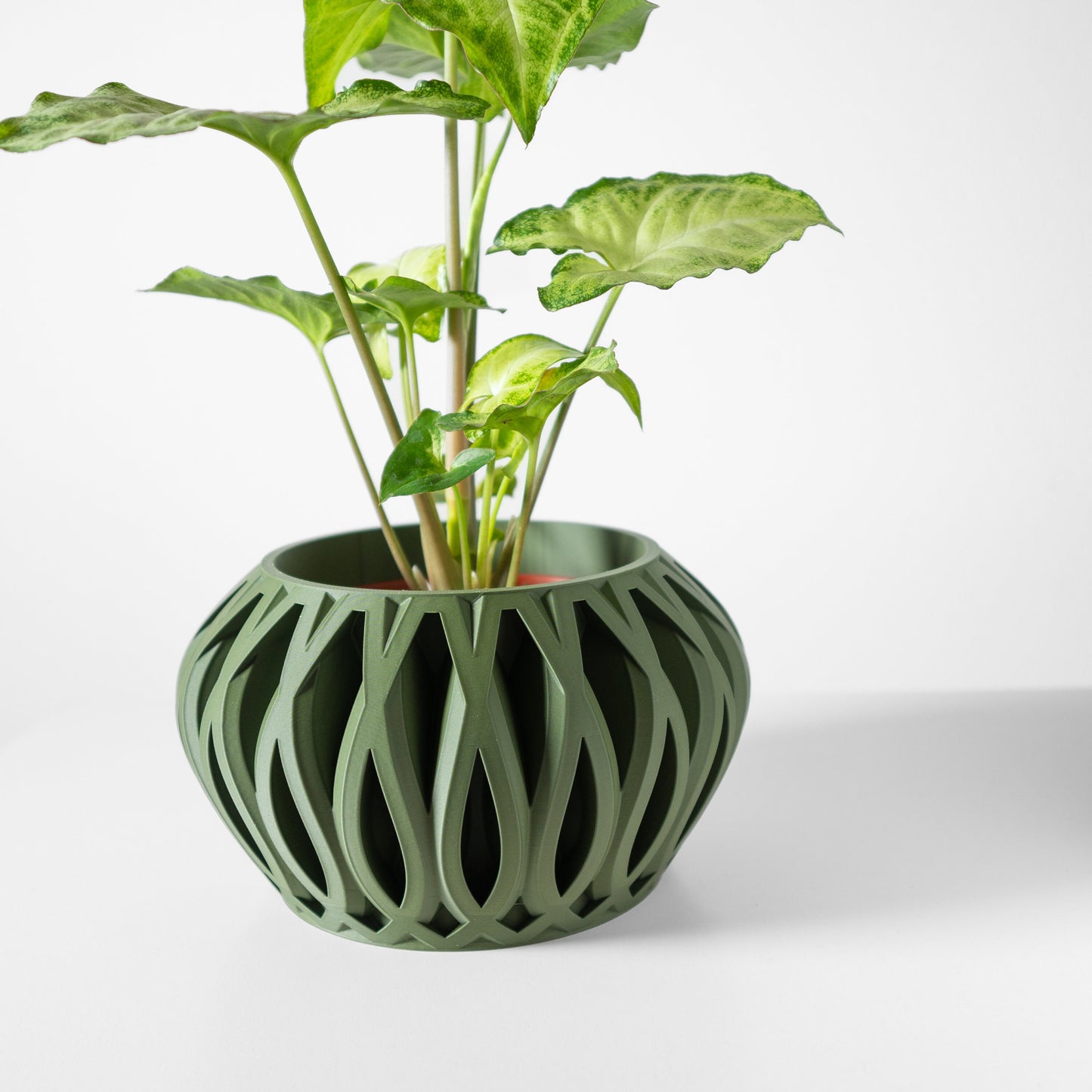 Modern Planter Pot - Stylish Home Decor for Small & Medium Plants, Indoor Gardening Plant Lover Gift