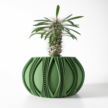 Modern Planter Pot - Stylish Home Decor for Small & Medium Plants, Indoor Gardening Plant Lover Gift