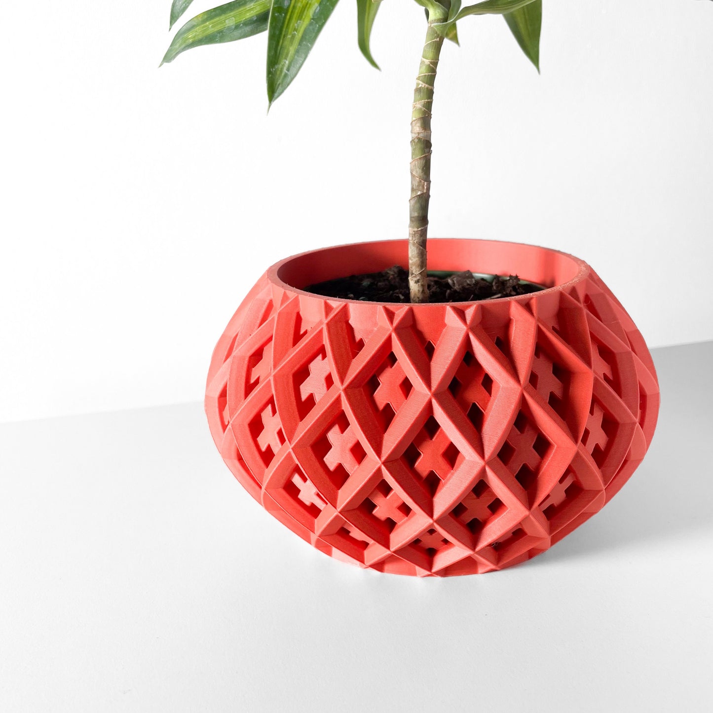 Modern Planter Pot - Stylish Home Decor for Small & Medium Plants, Indoor Gardening Plant Lover Gift