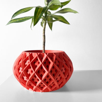 Modern Planter Pot - Stylish Home Decor for Small & Medium Plants, Indoor Gardening Plant Lover Gift