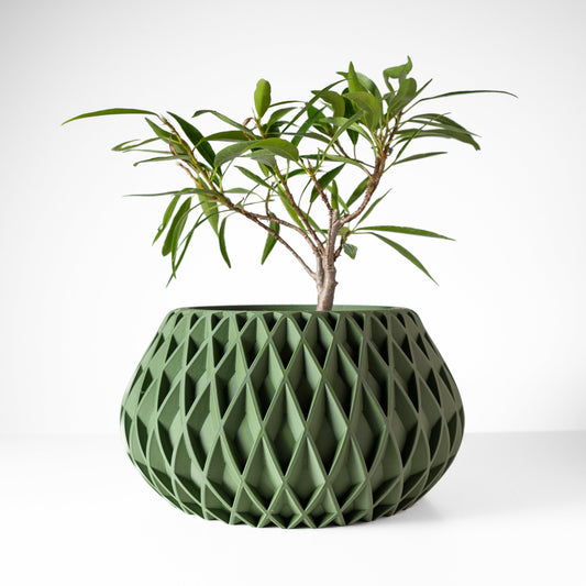 Modern Planter Pot - Stylish Home Decor for Small & Medium Plants, Indoor Gardening Plant Lover Gift