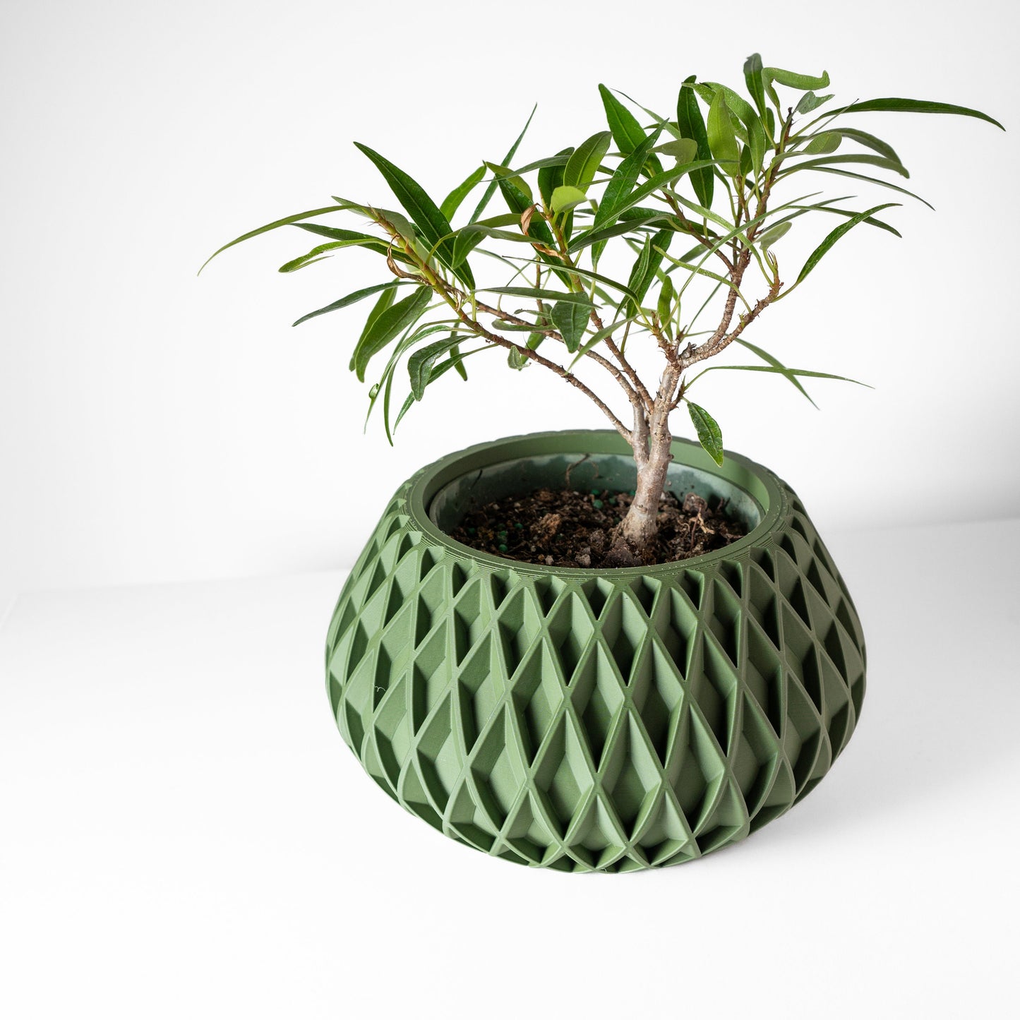 Modern Planter Pot - Stylish Home Decor for Small & Medium Plants, Indoor Gardening Plant Lover Gift