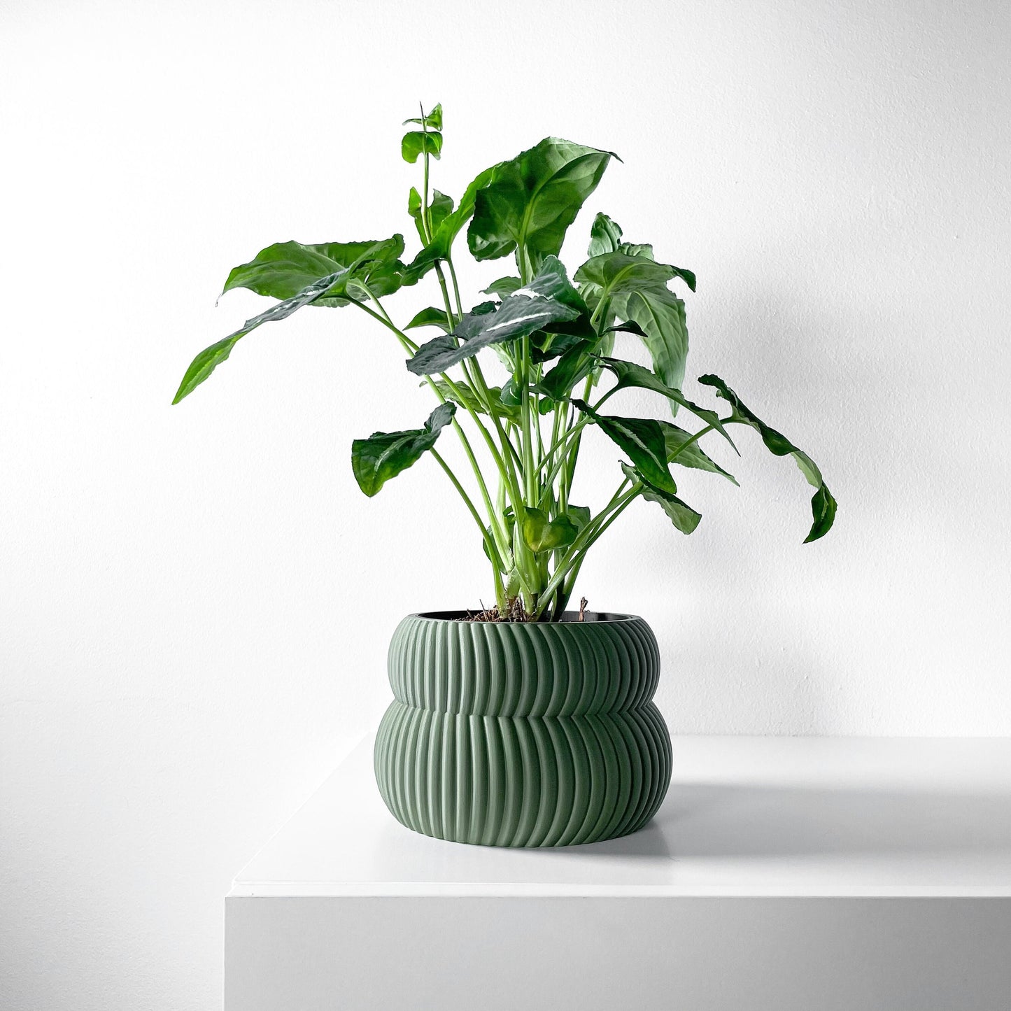 Modern Planter Pot - Stylish Home Decor for Small & Medium Plants, Indoor Gardening Plant Lover Gift