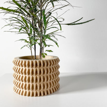 Modern Planter Pot - Stylish Home Decor for Small & Medium Plants, Indoor Gardening Plant Lover Gift