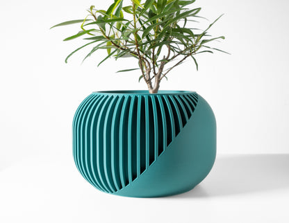 Modern Planter Pot - Stylish Home Decor for Small & Medium Plants, Indoor Gardening Plant Lover Gift