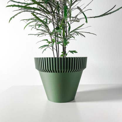 Modern Planter Pot - Stylish Home Decor for Small & Medium Plants, Indoor Gardening Plant Lover Gift