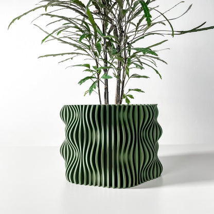 Modern Planter Pot - Stylish Home Decor for Small & Medium Plants, Indoor Gardening Plant Lover Gift