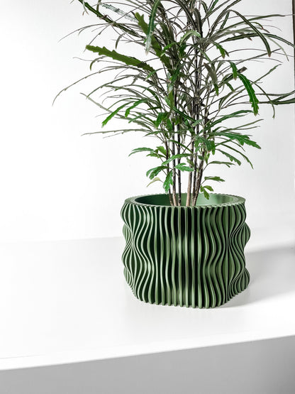 Modern Planter Pot - Stylish Home Decor for Small & Medium Plants, Indoor Gardening Plant Lover Gift