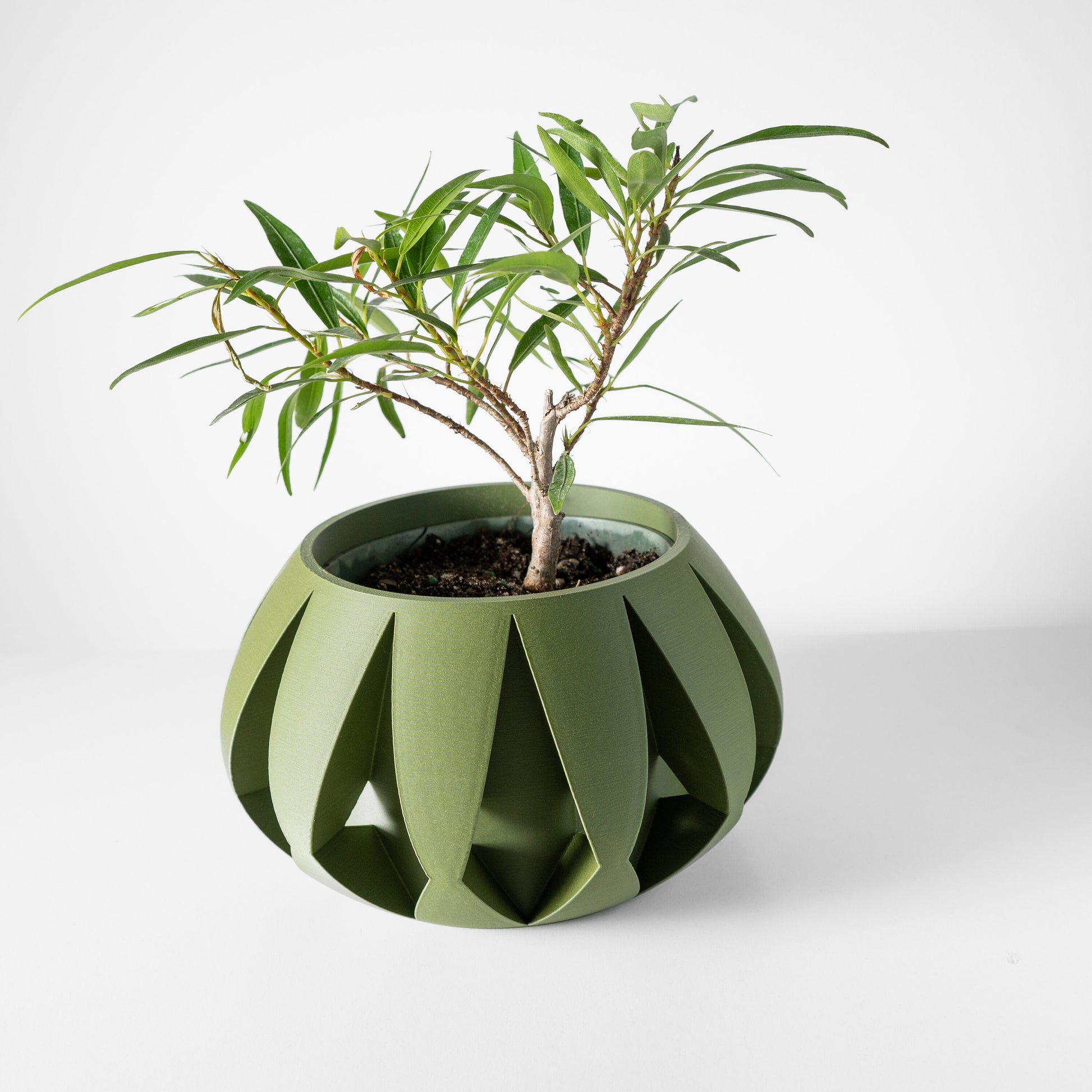 Modern Planter Pot - Stylish Home Decor for Small & Medium Plants, Indoor Gardening Plant Lover Gift