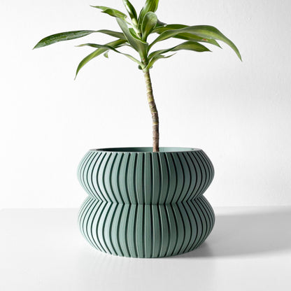 Modern Planter Pot - Stylish Home Decor for Small & Medium Plants, Indoor Gardening Plant Lover Gift