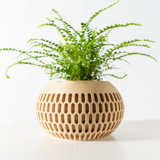 Modern Planter Pot - Stylish Home Decor for Small & Medium Plants, Indoor Gardening Plant Lover Gift