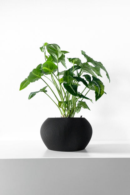 Modern Planter Pot - Stylish Home Decor for Small & Medium Plants, Indoor Gardening Plant Lover Gift