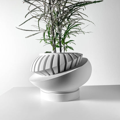 Modern Planter Pot - Minimalist Home Decor for Small & Medium Plants, Indoor Gardening Plant Lover Gift