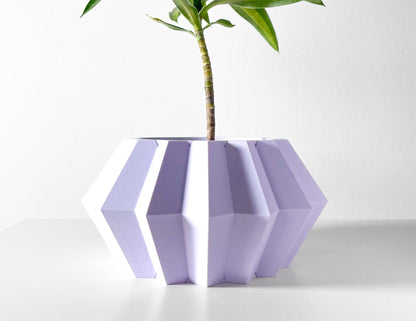 Modern Planter Pot - Minimalist Home Decor for Small & Medium Plants, Indoor Gardening Plant Lover Gift