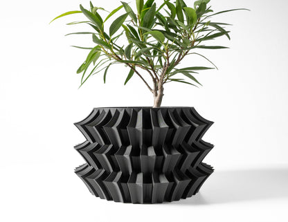 Modern Planter Pot - Minimalist Home Decor for Small & Medium Plants, Indoor Gardening Plant Lover Gift