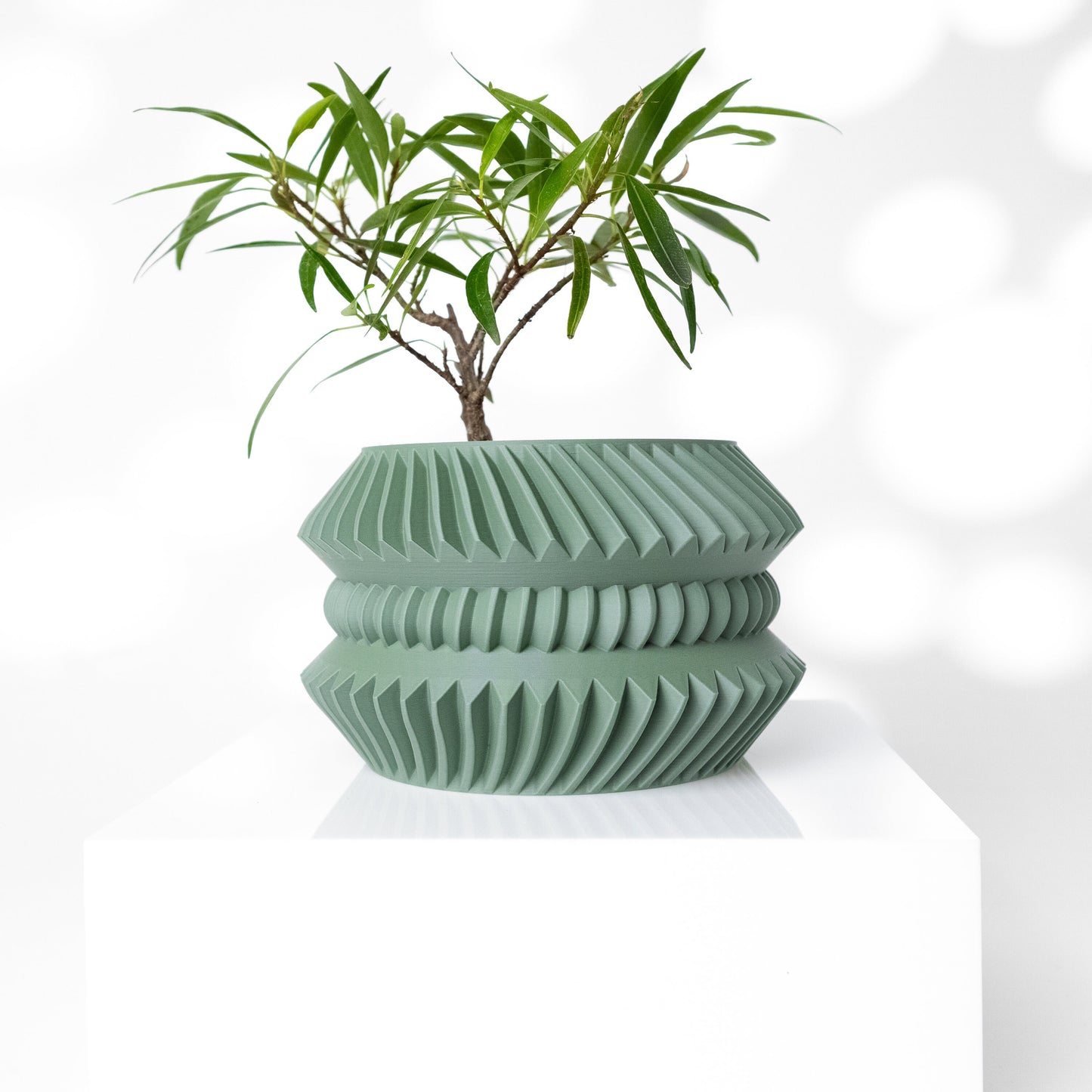 Modern Planter Pot - Minimalist Home Decor for Small & Medium Plants, Indoor Gardening Plant Lover Gift