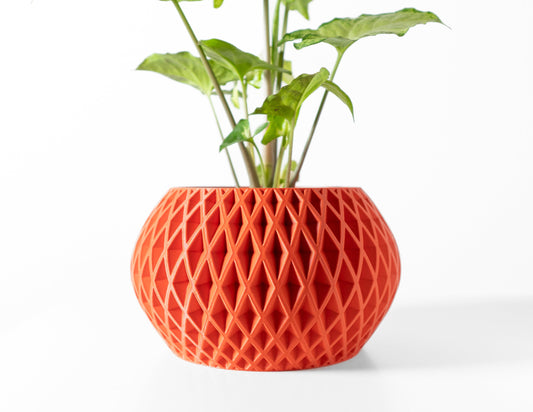 Modern Planter Pot - Minimalist Home Decor for Small & Medium Plants, Indoor Gardening Plant Lover Gift