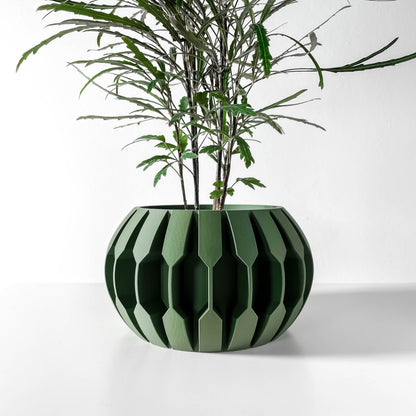 Modern Planter Pot - Minimalist Home Decor for Small & Medium Plants, Indoor Gardening Plant Lover Gift