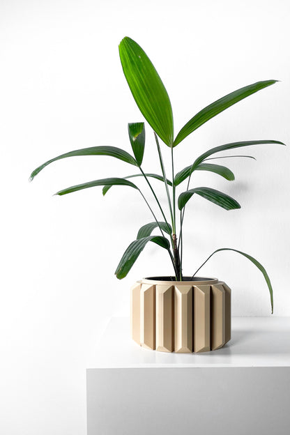 Modern Planter Pot - Minimalist Home Decor for Small & Medium Plants, Indoor Gardening Plant Lover Gift