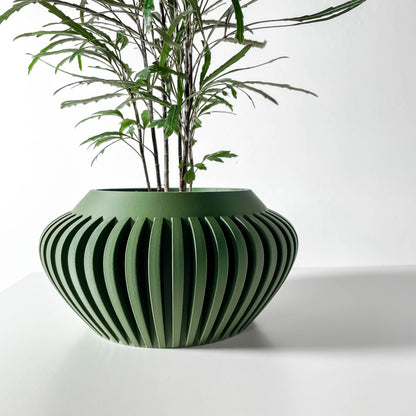 Modern Planter Pot - Minimalist Home Decor for Small & Medium Plants, Indoor Gardening Plant Lover Gift