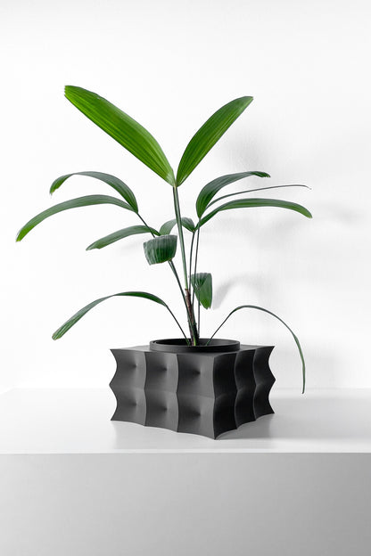 Modern Box Planter Pot - Minimalist Home Decor for Small & Medium Plants, Indoor Gardening Plant Lover Gift