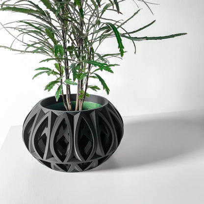 Modern Planter Pot - Minimalist Home Decor for Small & Medium Plants, Indoor Gardening Plant Lover Gift