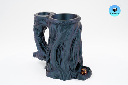 Dice Tower Druid Mug, Unique Drink Holder Dice Tower, Gift