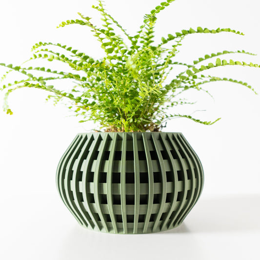 Modern Planter Pot - Stylish Home Decor for Small & Medium Plants, Indoor Gardening Plant Lover Gift