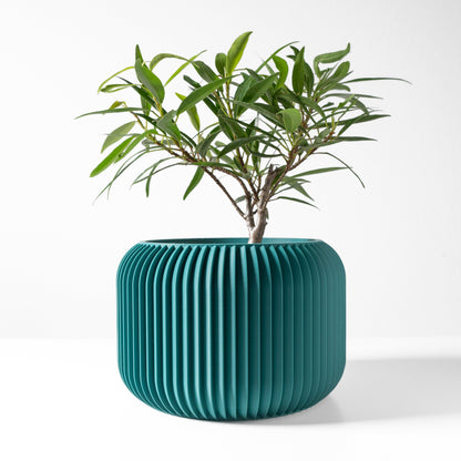 Modern Planter Pot - Stylish Home Decor for Small & Medium Plants, Indoor Gardening Plant Lover Gift - 3D Printed