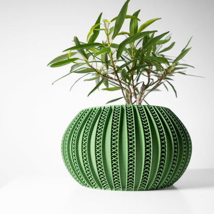 Modern Planter Pot - Stylish Home Decor for Small & Medium Plants, Indoor Gardening Plant Lover Gift