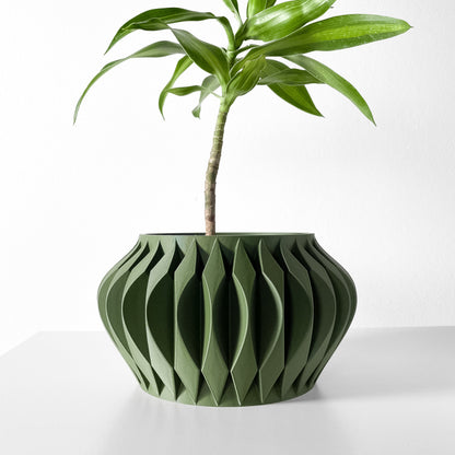 Modern Planter Pot - Stylish Home Decor for Small & Medium Plants, Indoor Gardening Plant Lover Gift