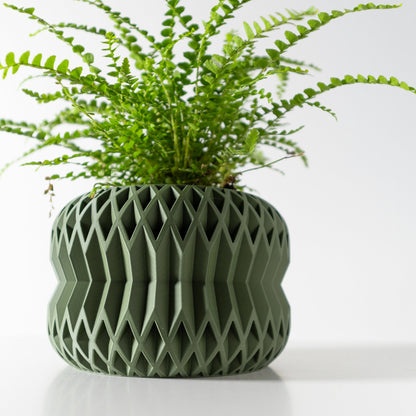 Modern Planter Pot - Stylish Home Decor for Small & Medium Plants, Indoor Gardening Plant Lover Gift